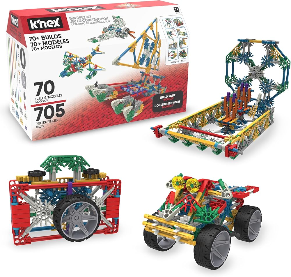 K'NEX 13419 - Building Set - 70 Model - 705 Pieces - 7+ - Ba